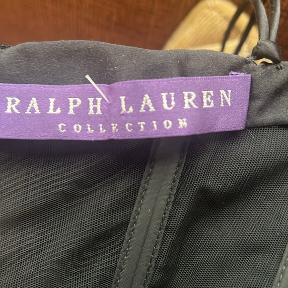 Ralph Lauren collection purple labelElegant Black Strapless Dress - Picture 3 of 12